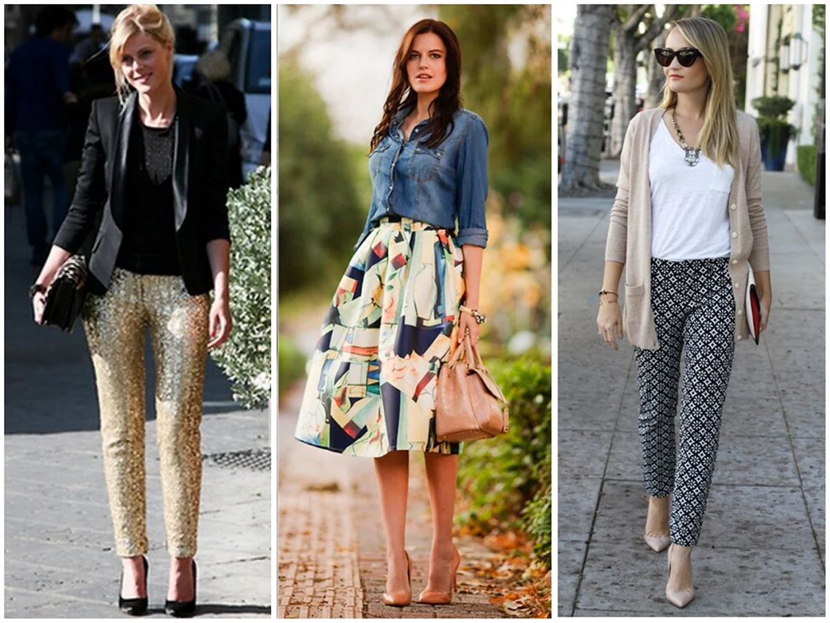 Образ для женщины с широкими плечами