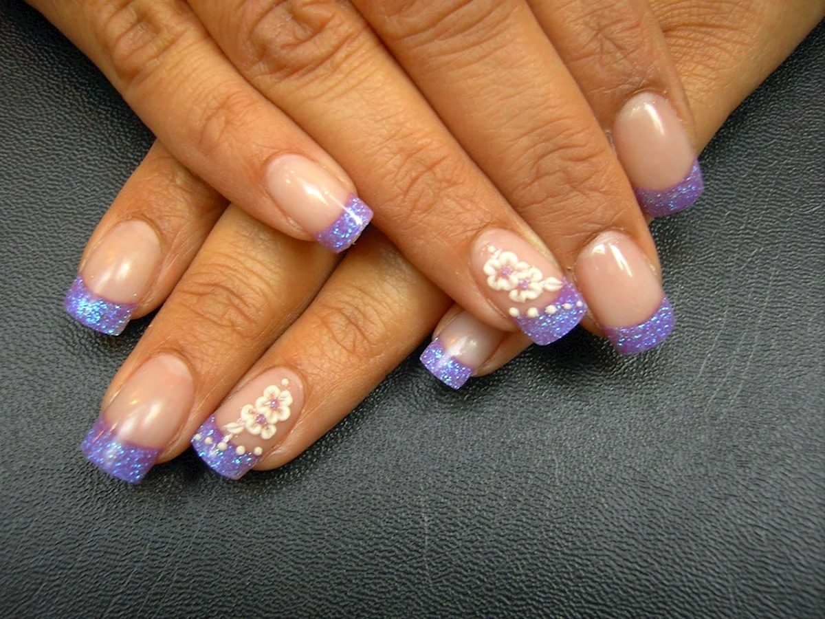 Сиреневый френч