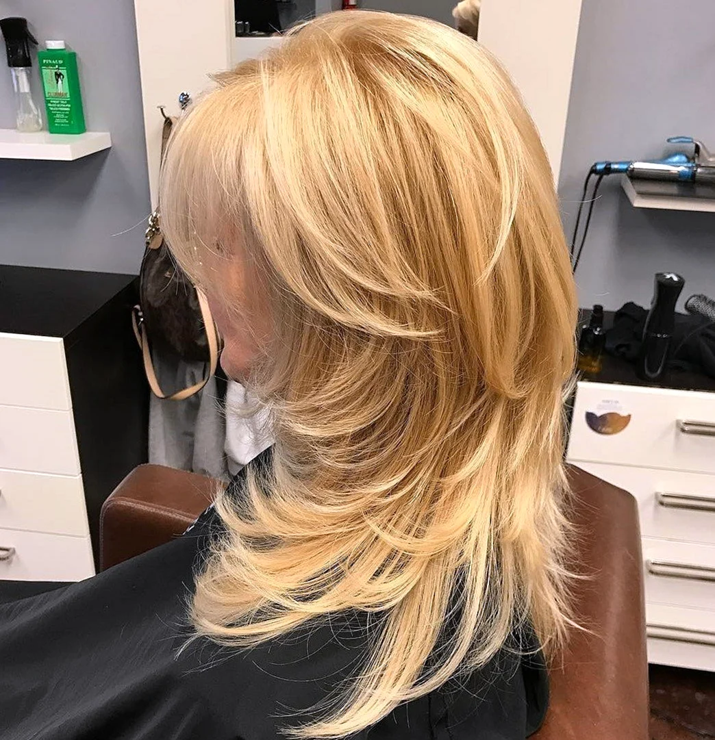 Многоярусный Каскад стрижка