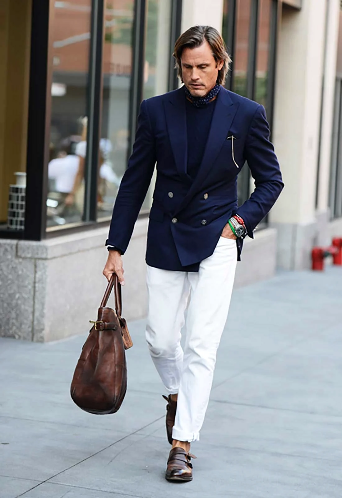 Водолазка и лоферы мужские