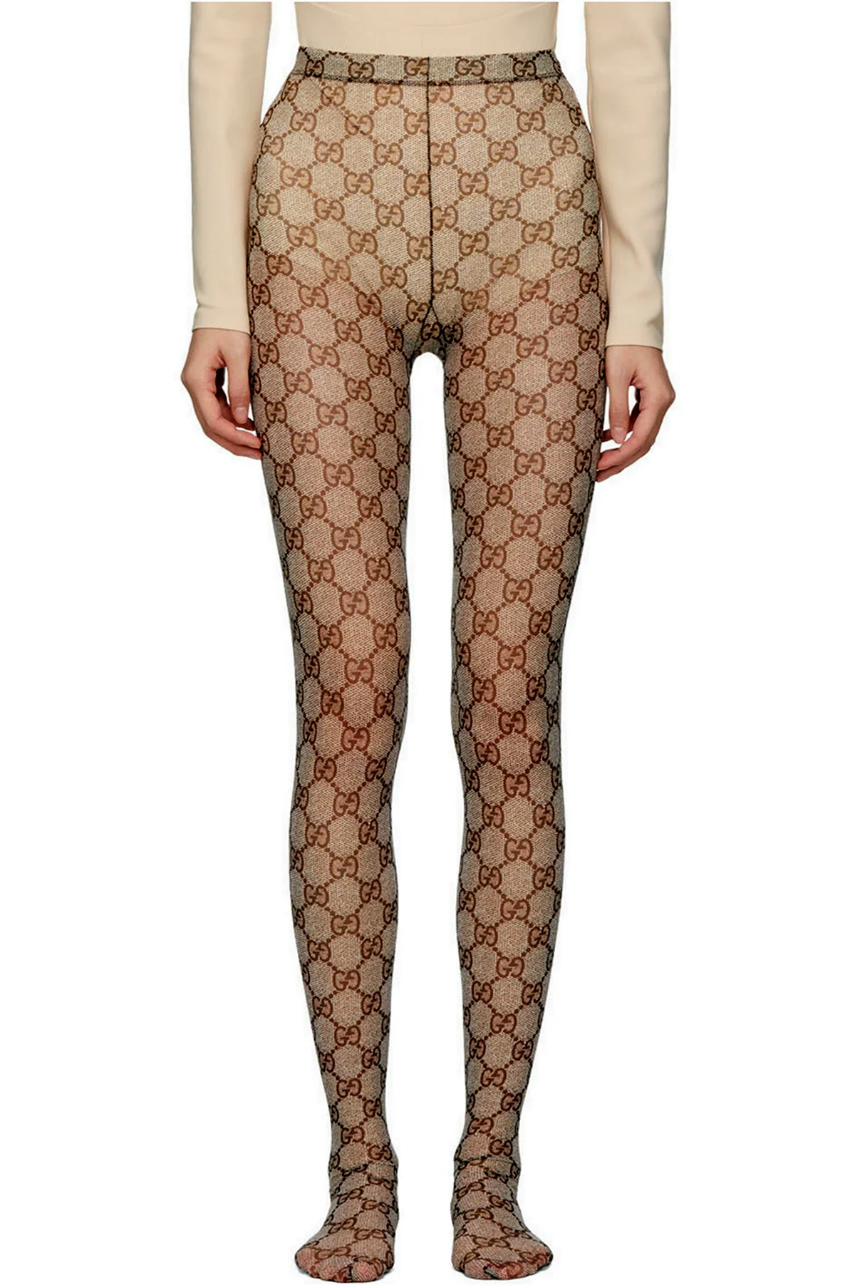 Колготки гуччи беж