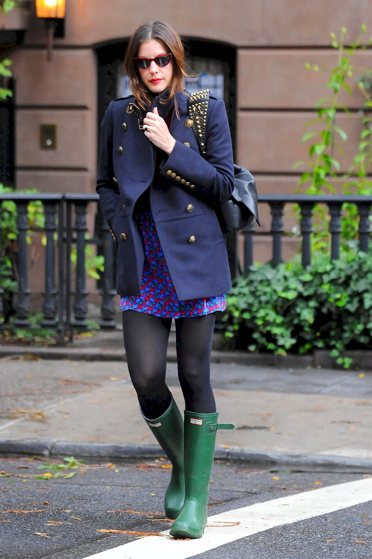 Юбка карандаш с резиновыми сапогами