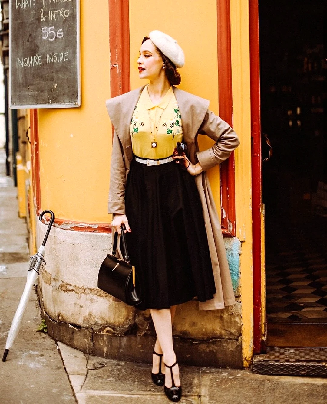 Старый винтажный стиль одежды