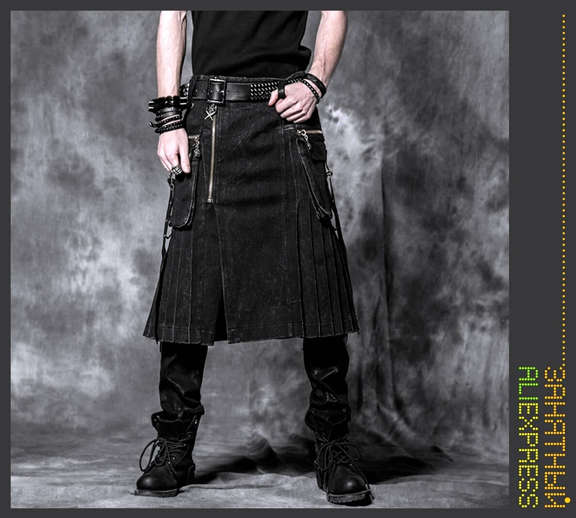 Килт шотландский мужской рок