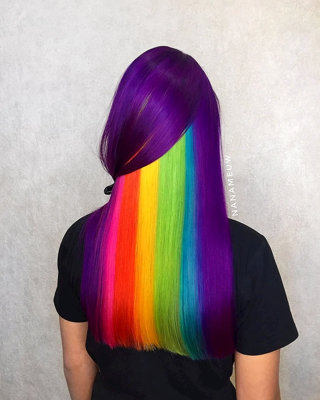 Скрытое окрашивание волос