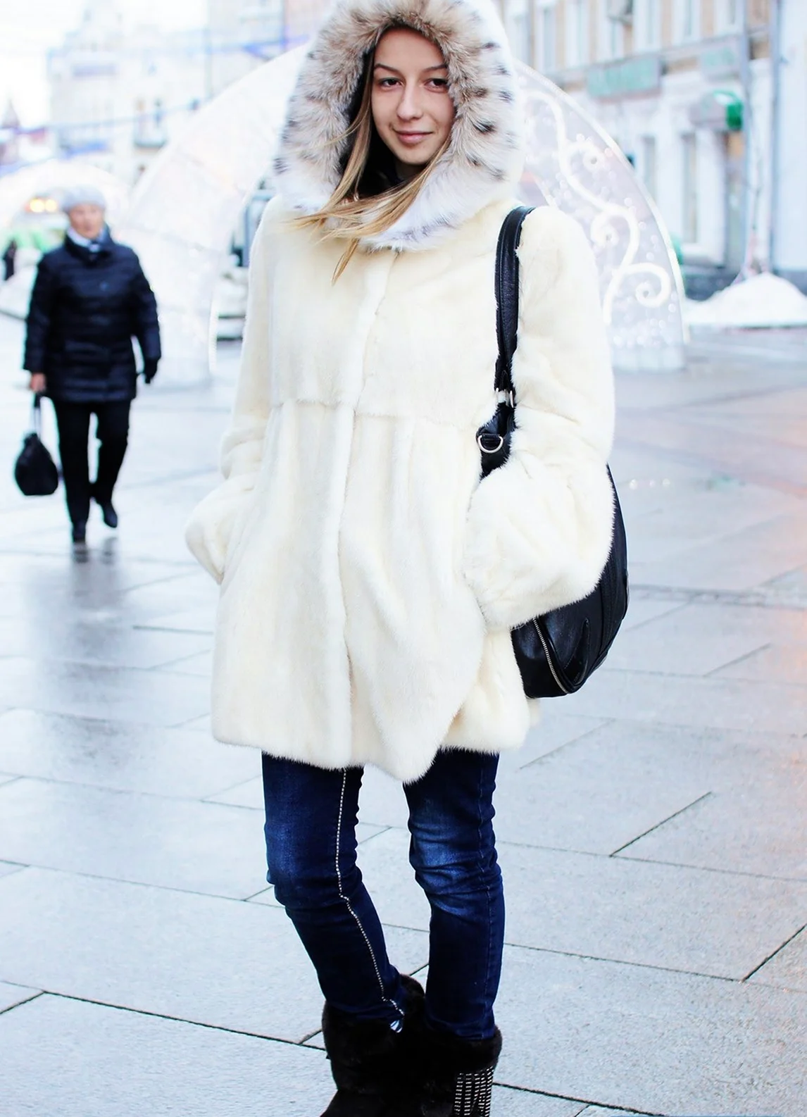 Образы с белой шубой