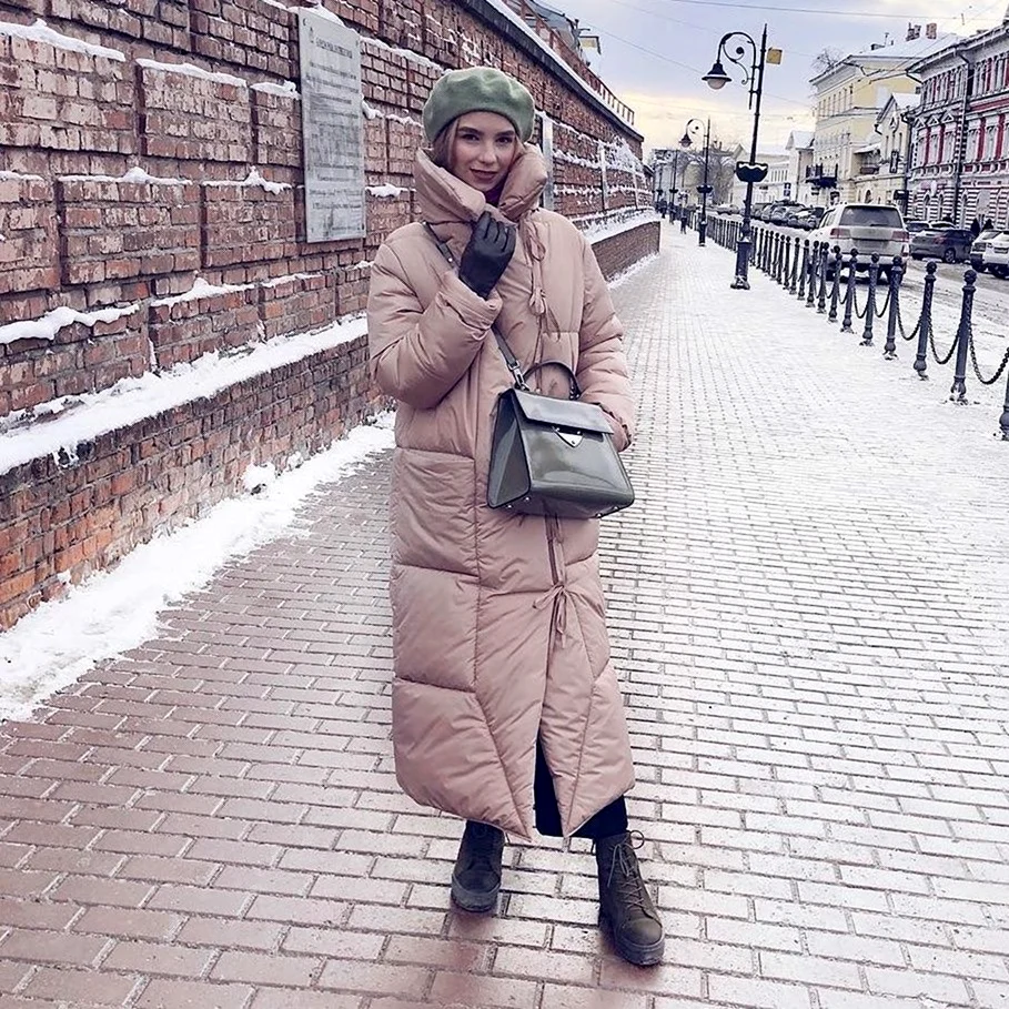 Стильные образы с пуховиком