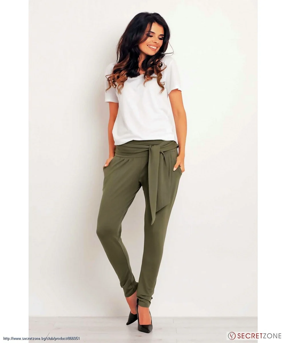 Брюки женские хаки