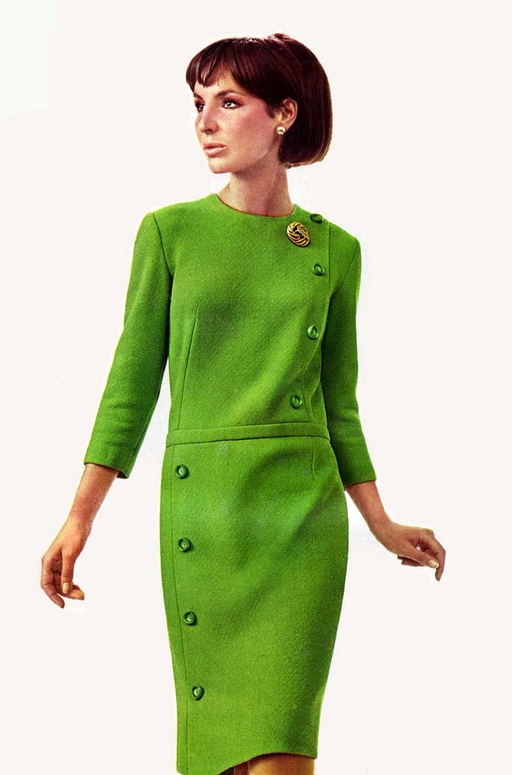 1960 Платья из кримплена