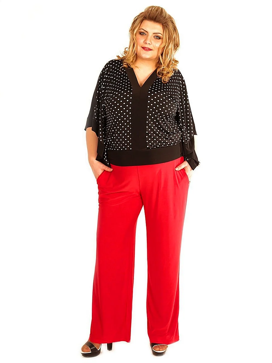 Брюки для полных женщин