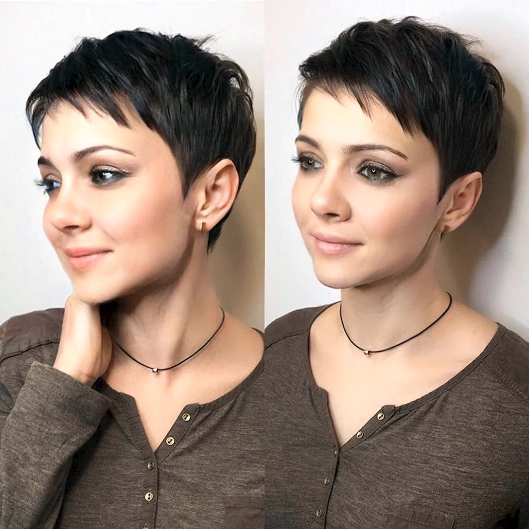 Пикси Гарсон стрижка женская на короткие