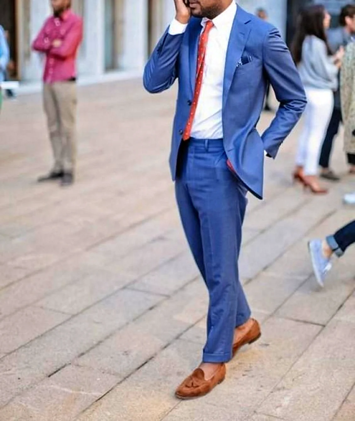 Мокасины с костюмом мужские