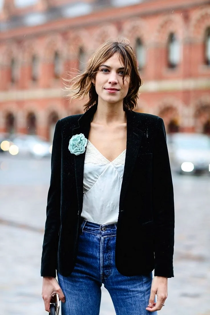 Бархатный пиджак стрит стайл