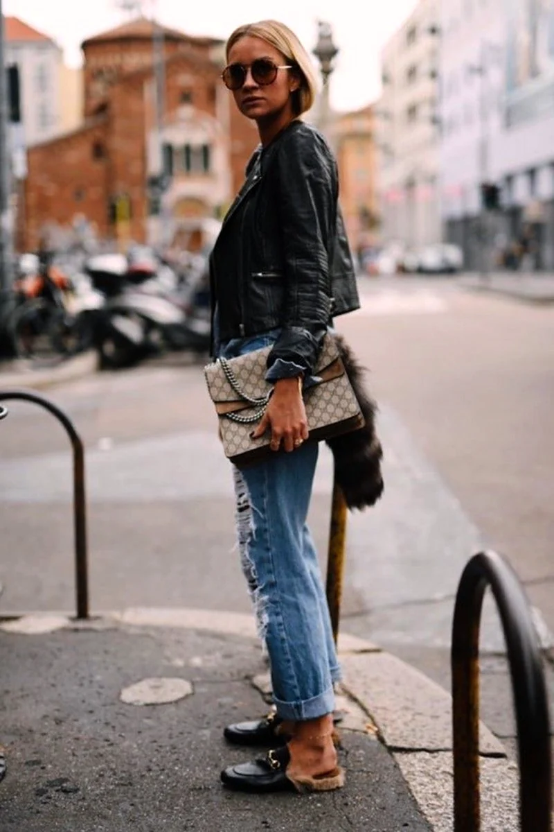 Мокасины Gucci Street Style