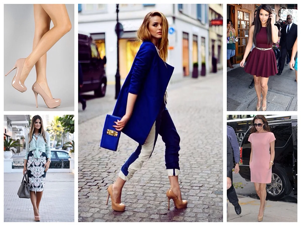 Одежда под бежевые туфли