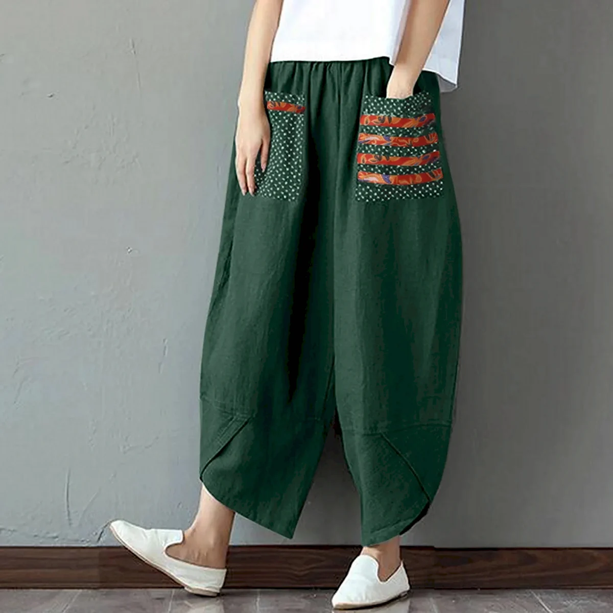 Baggy Loose Cotton Harem Pants