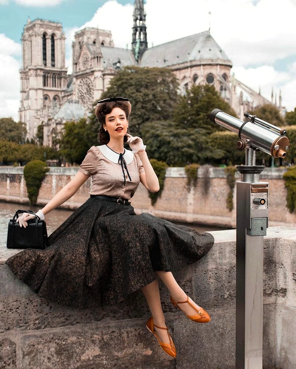 Элегантный стиль ретро