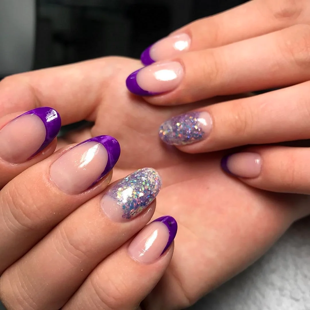 Фиолетовый френч