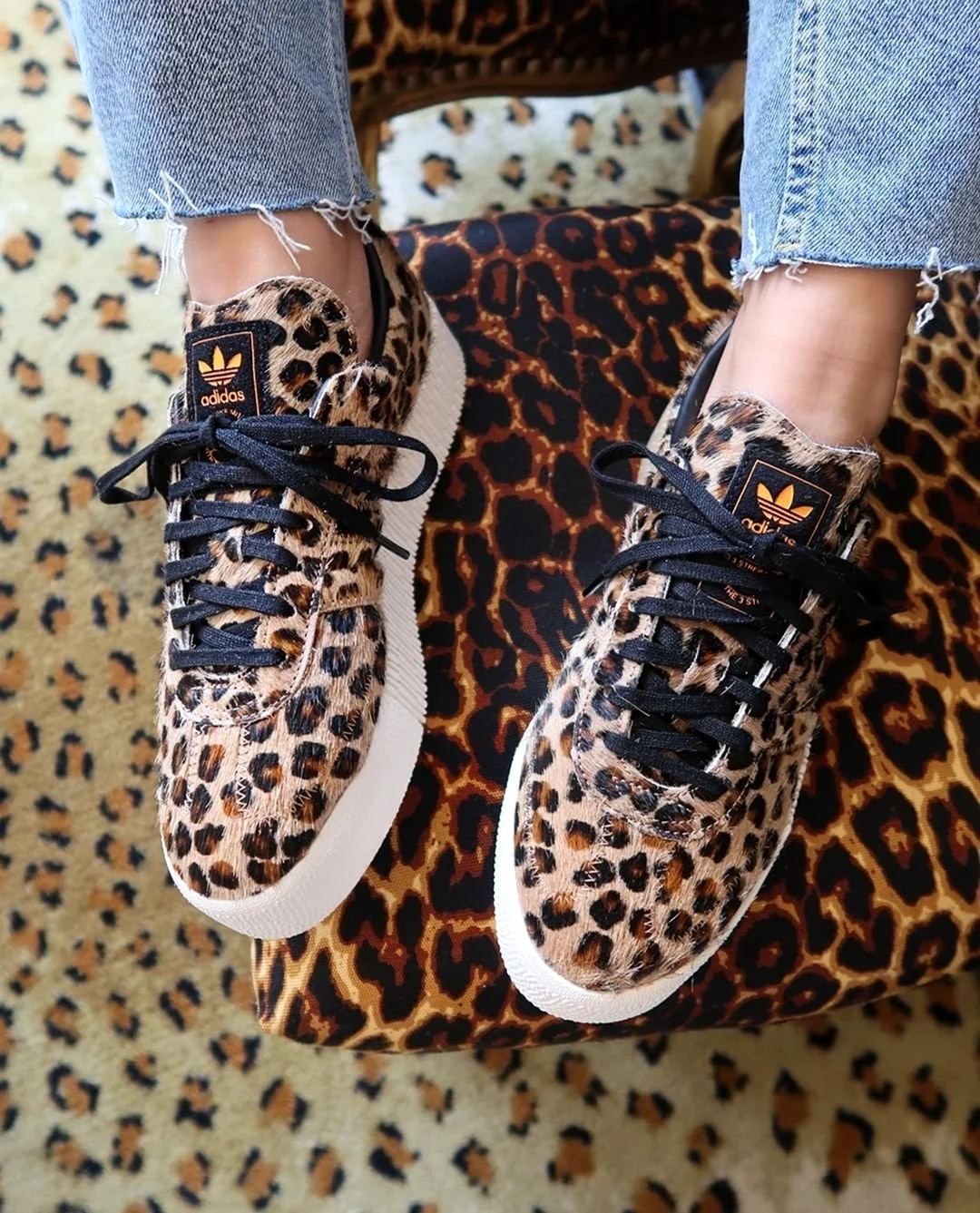 Adidas Originals Supercourt леопардовые