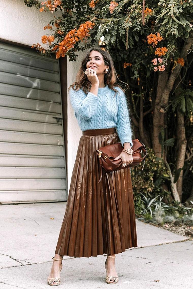 Юбка плиссе 2020 тренд