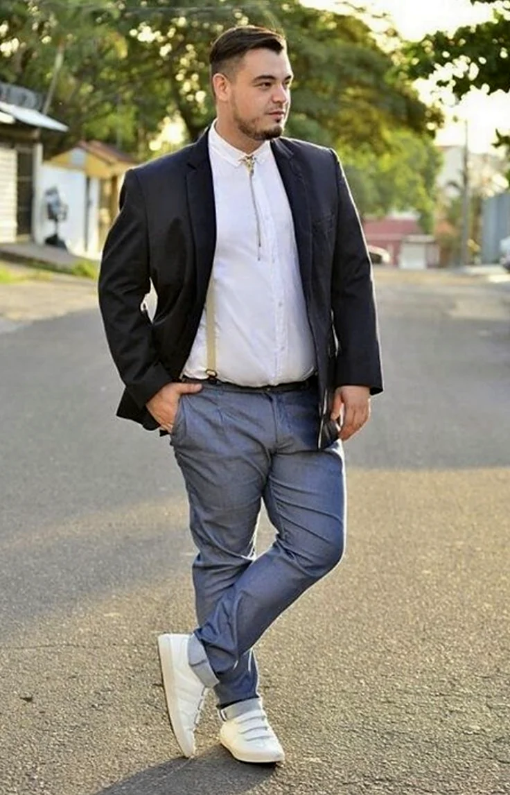 Стильные полные мужчины