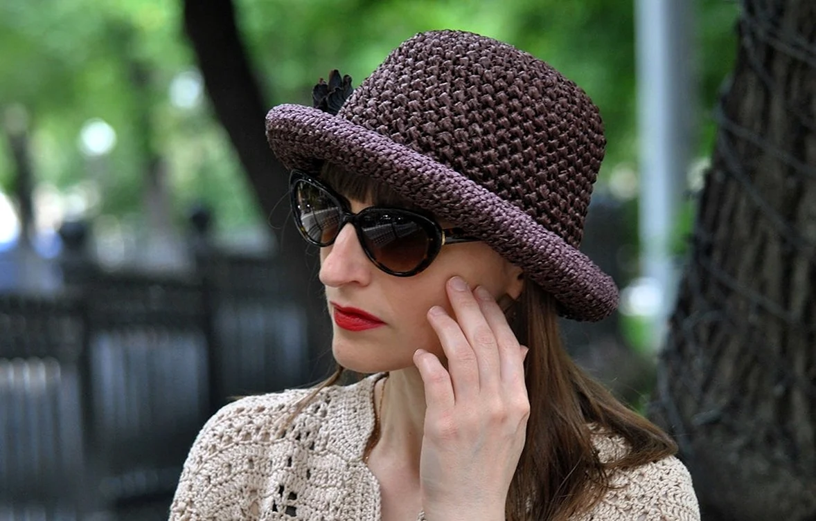 Вязаные шляпы для женщин