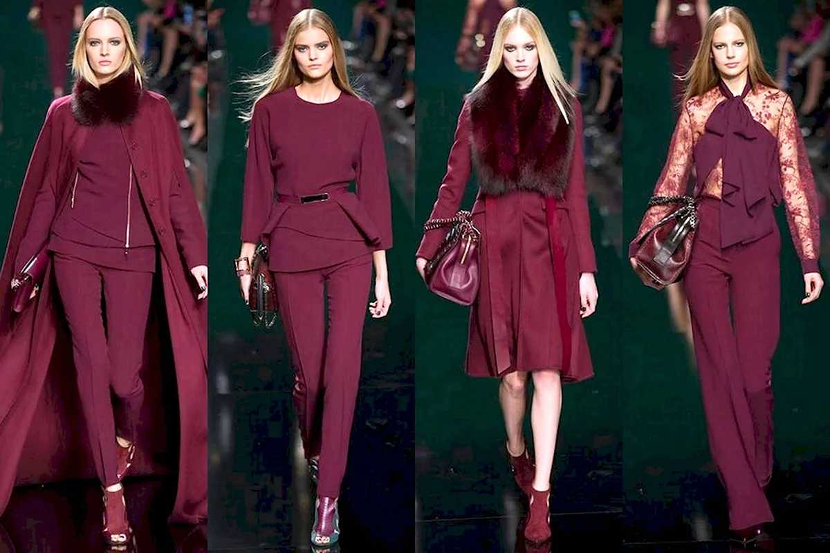 Винный цвет тренд