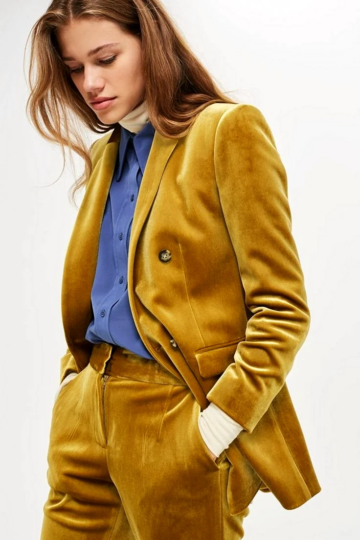 Вельвет пиджак женский 2020