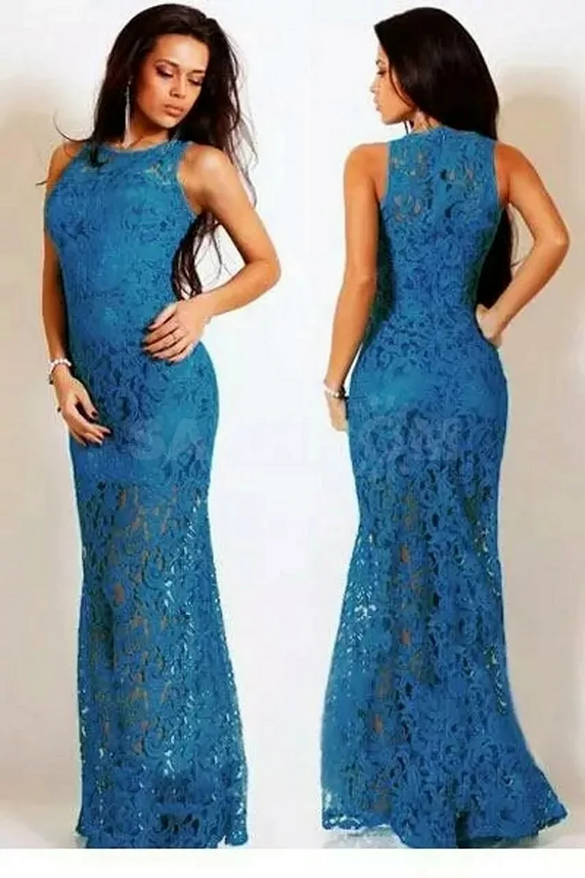 Платье кружевное