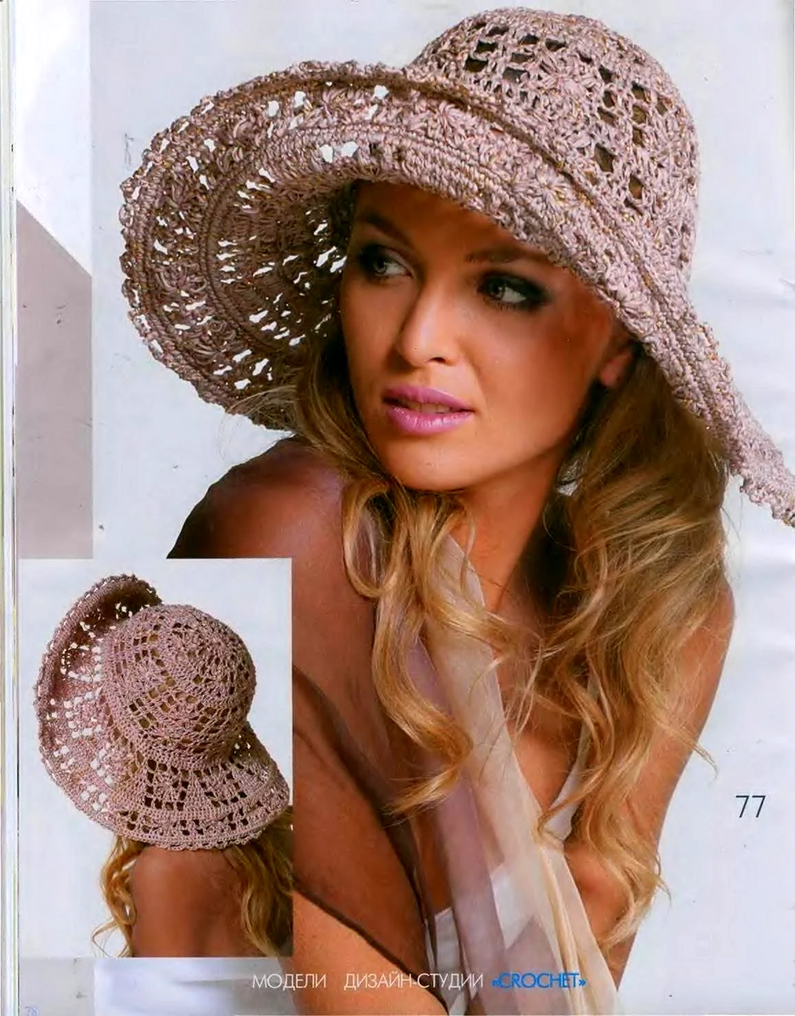 Ажурные летние шляпы