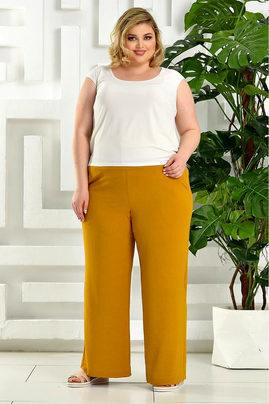 Брюки для полных женщин