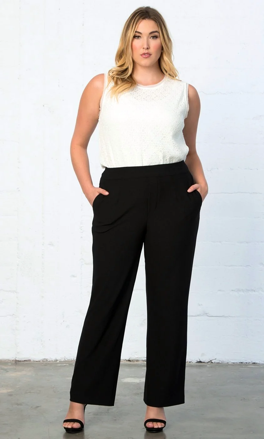 Брюки классика сайз плюс