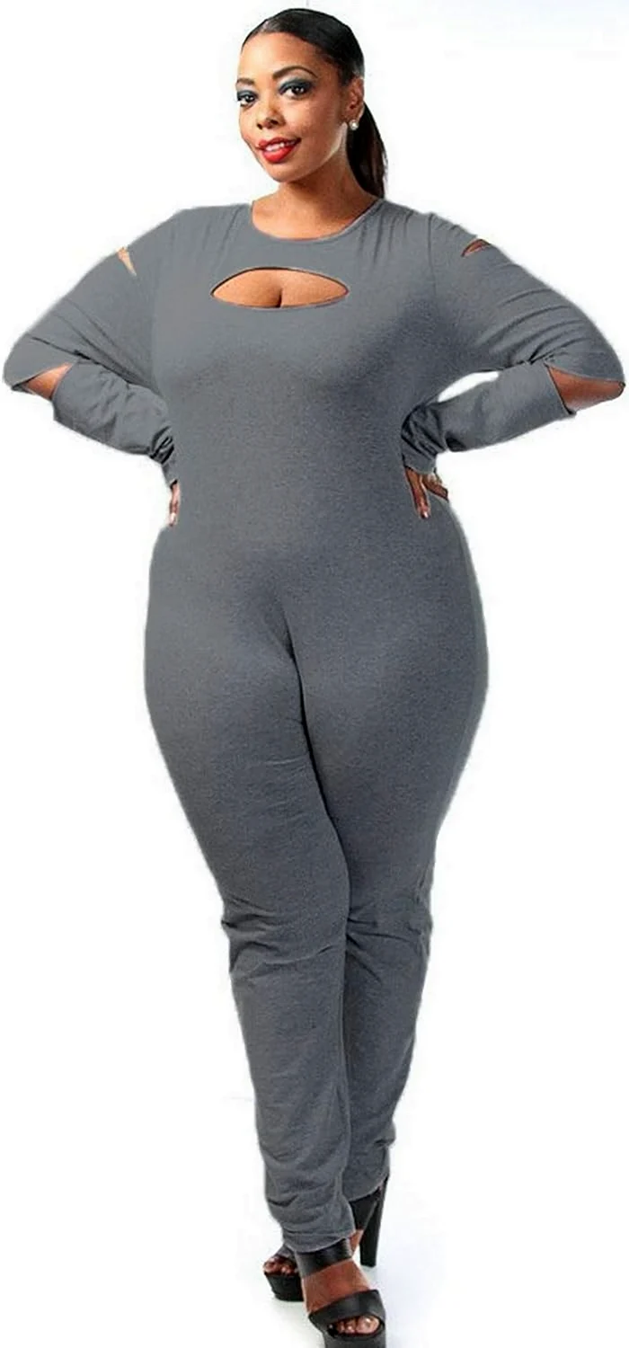 Комбинезон офис плюс сайз