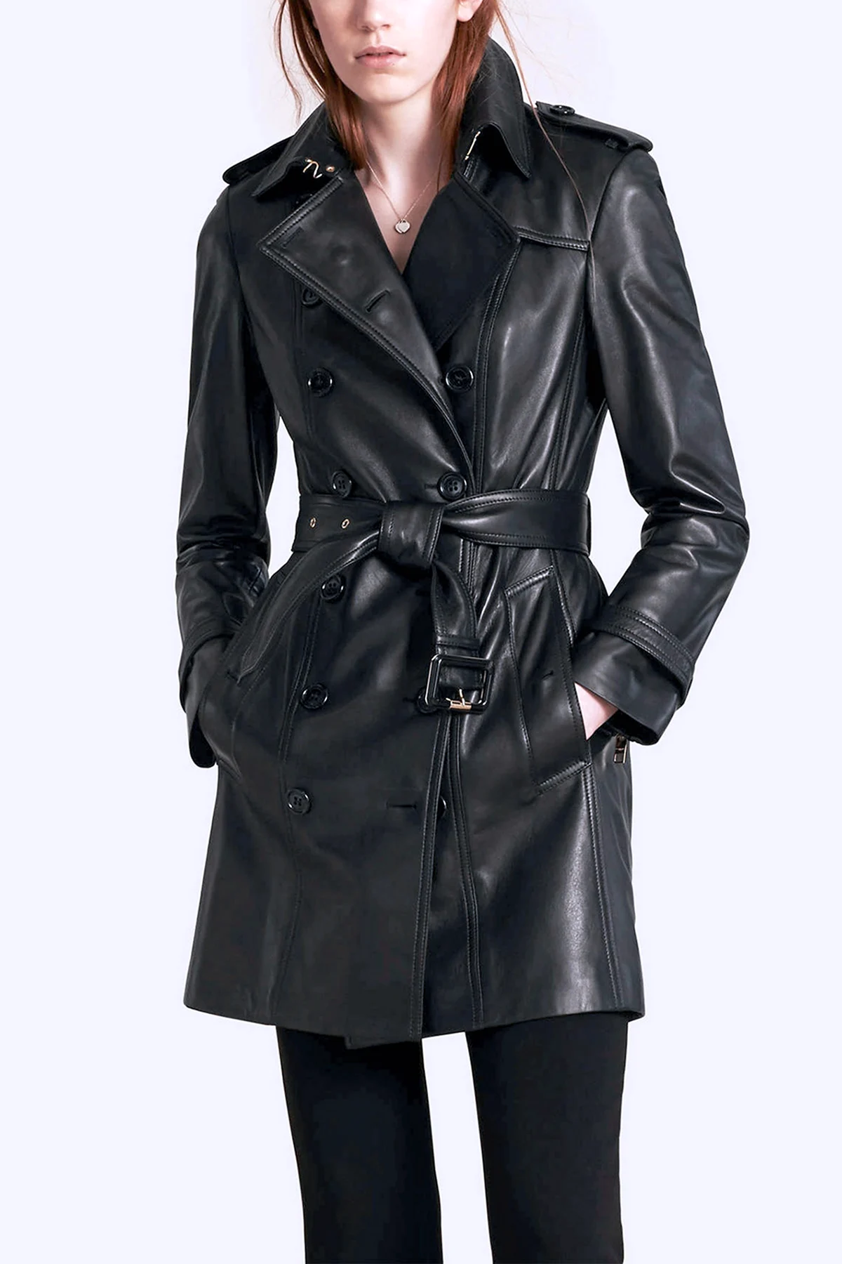 La Perla кожаный тренч