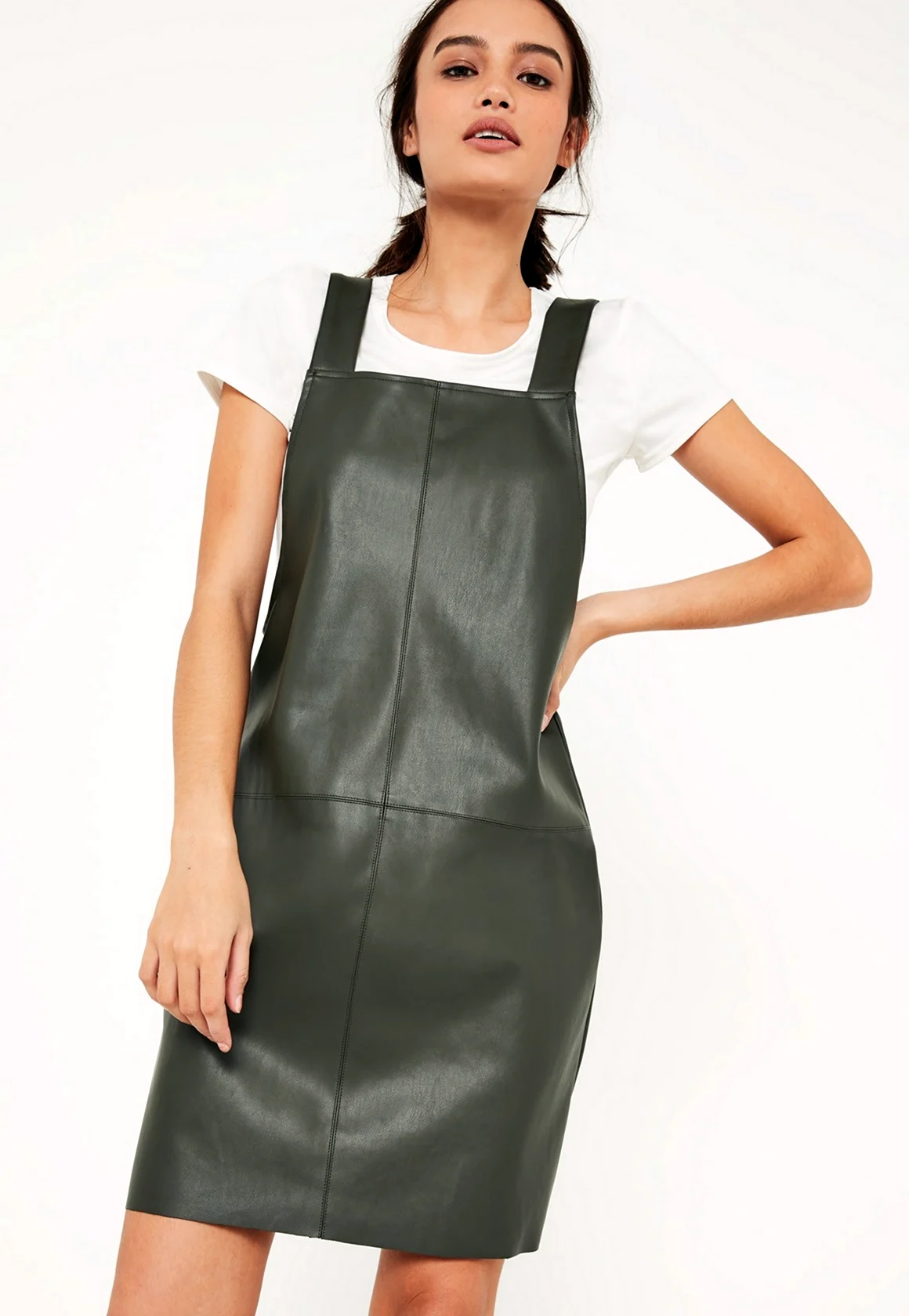 Кожаный сарафан lr2x52-99