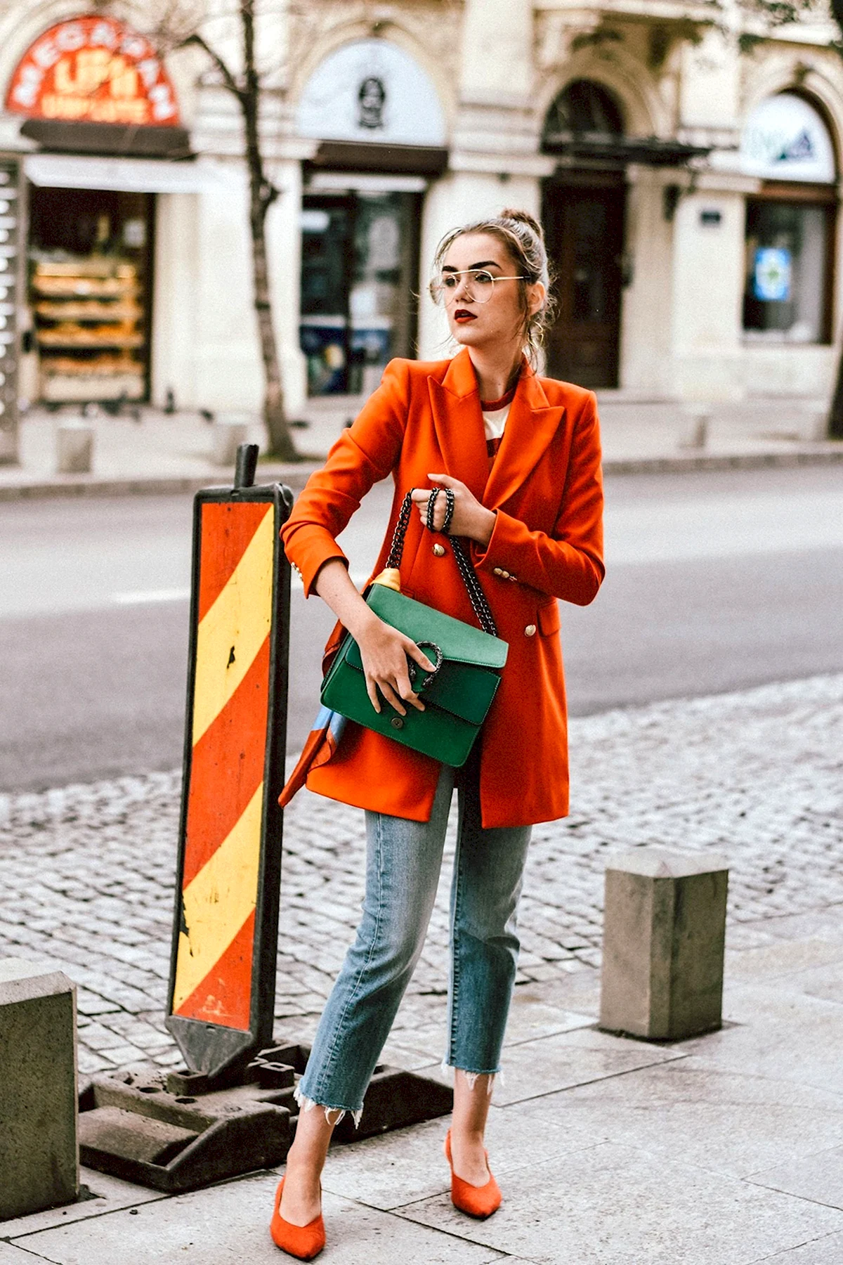 Сумка багет стрит стайл