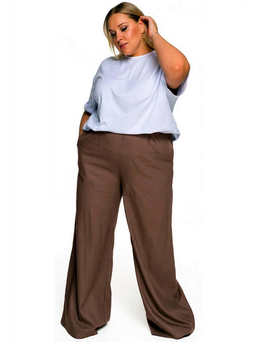 Брюки для полных женщин