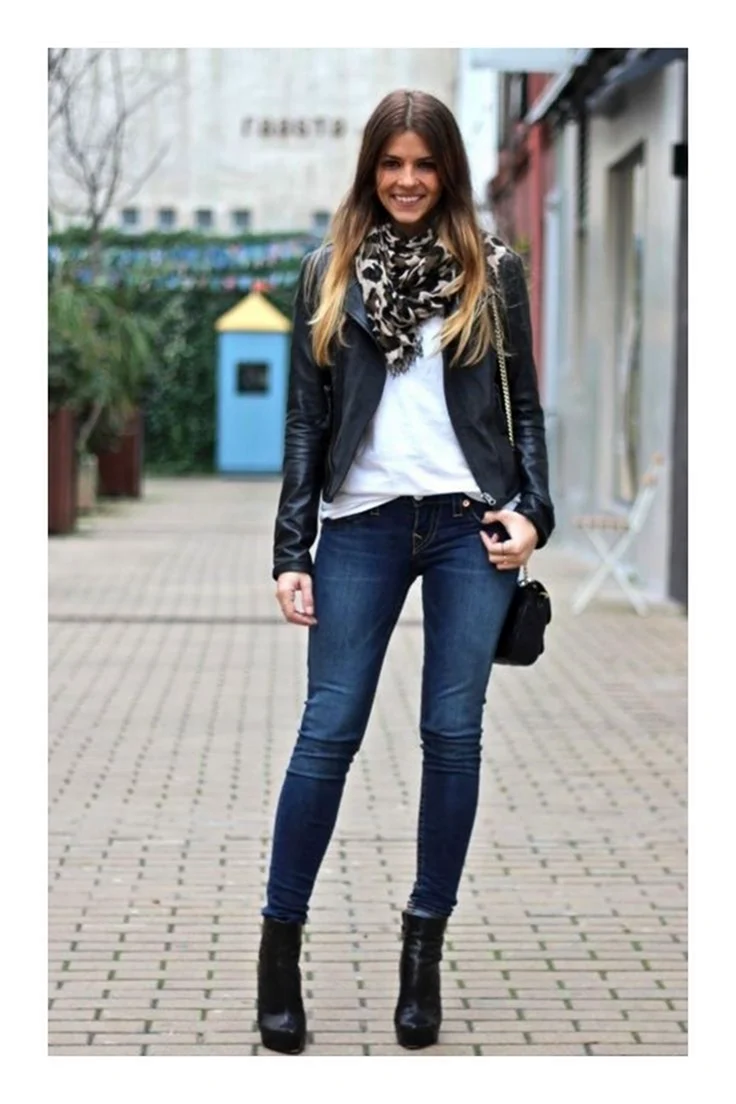 Скинни с ботильонами