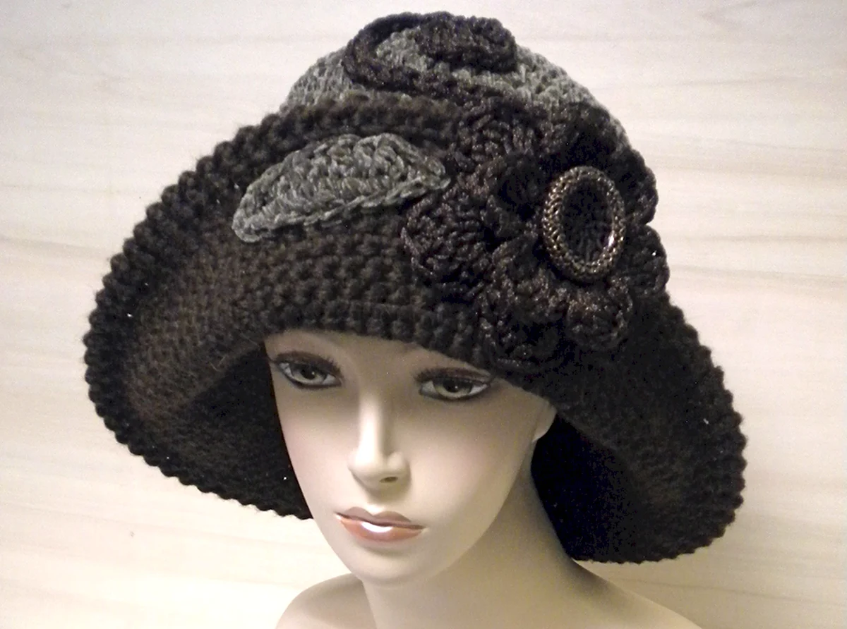 Вязаные шляпки для женщин