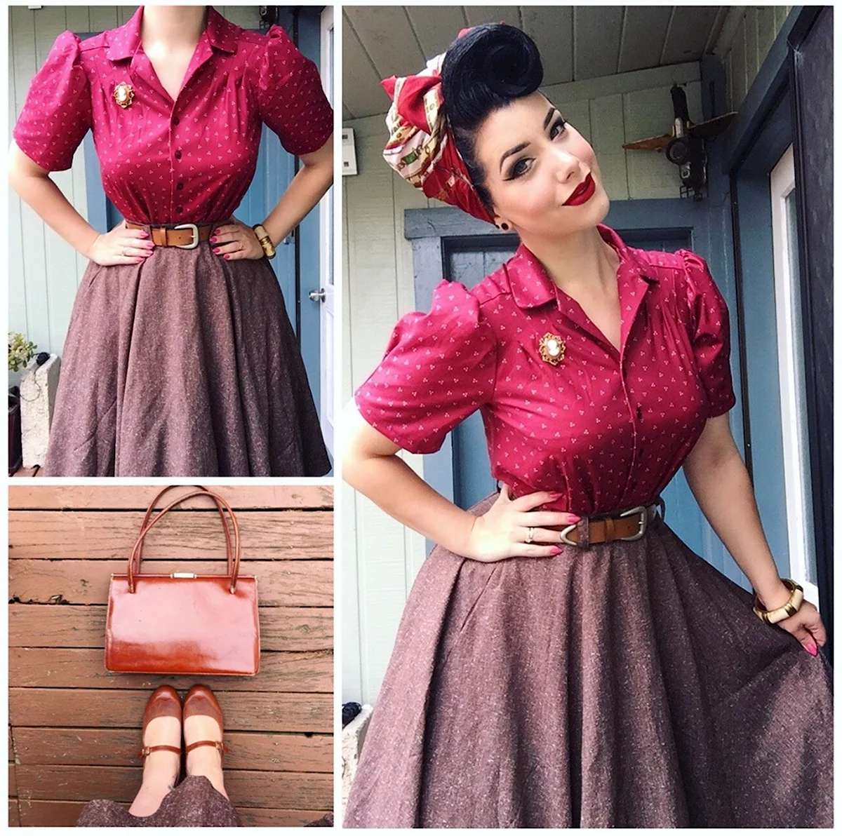 Винтажный стиль женской одежды