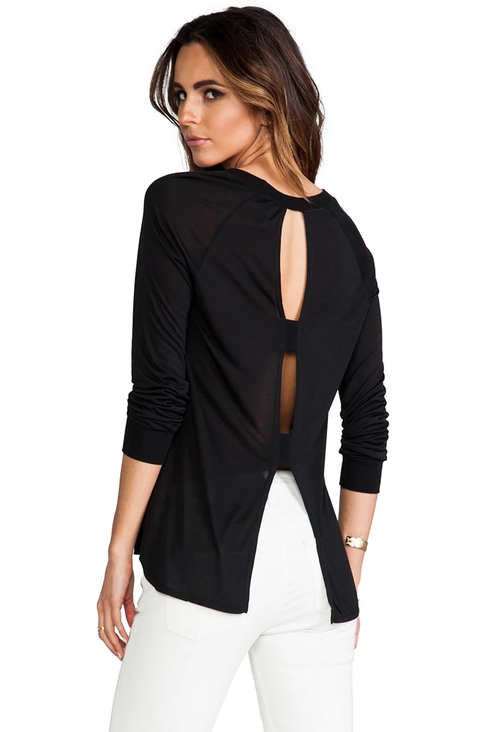 Блуза с открытой спиной