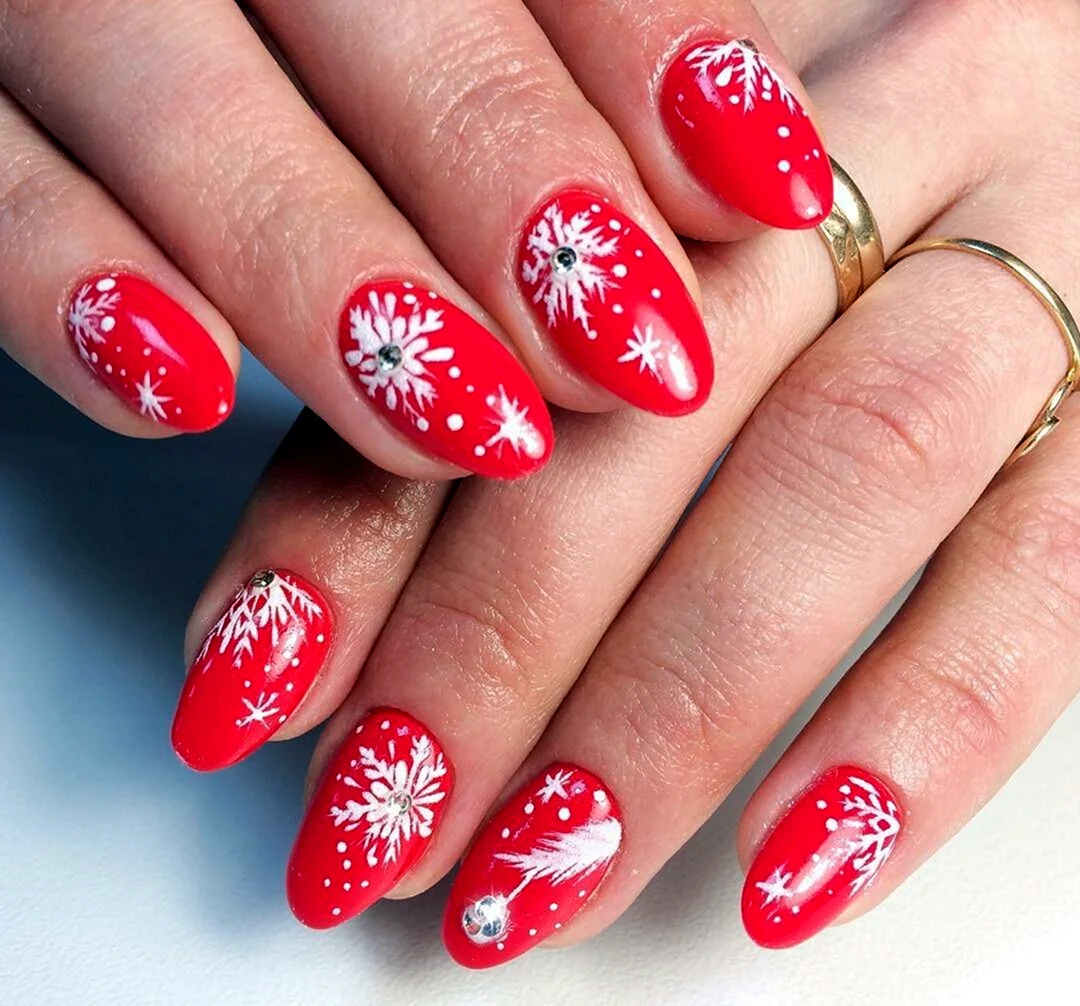 Новогодние ногти