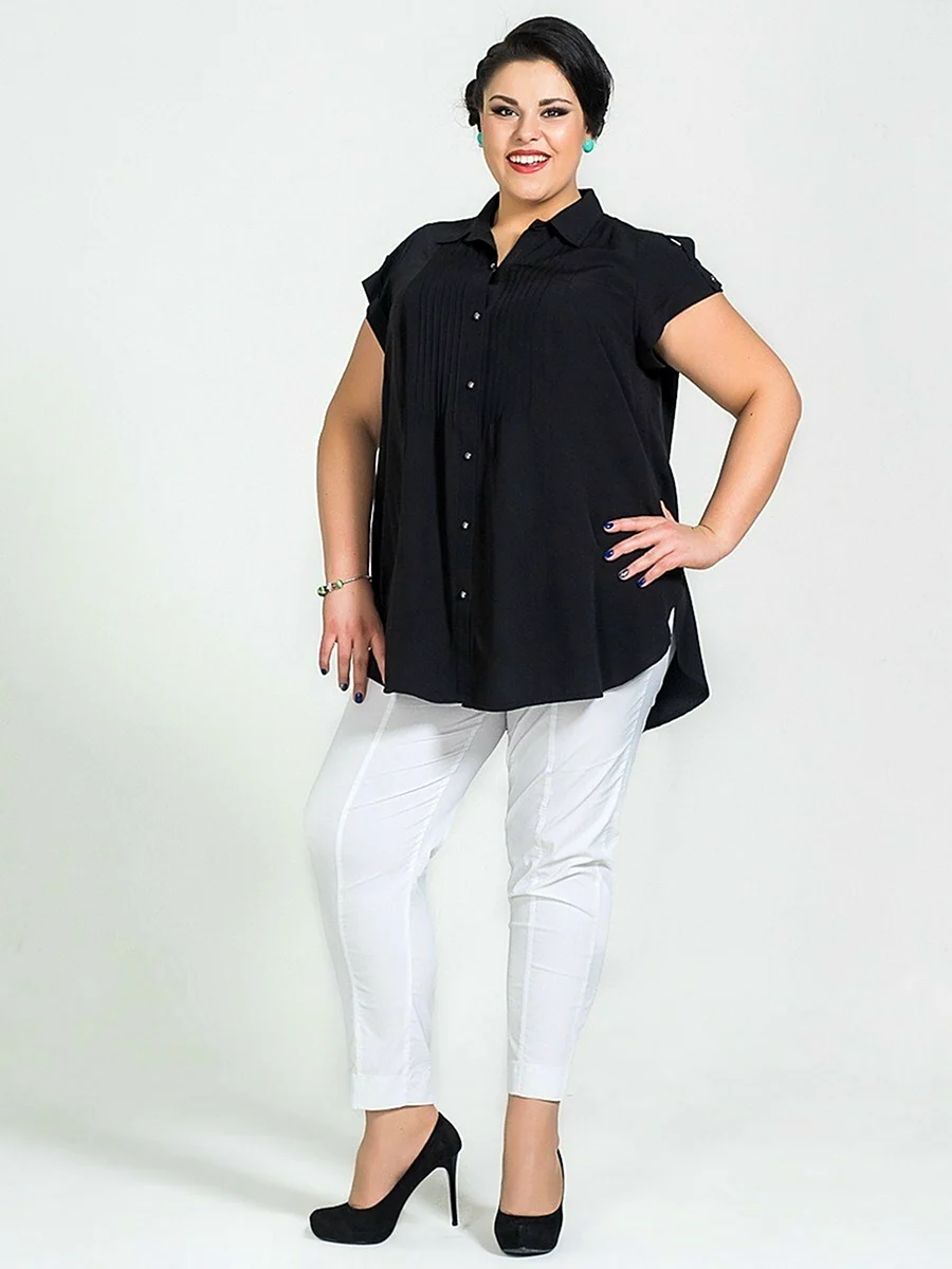 Рубашки для полных женщин