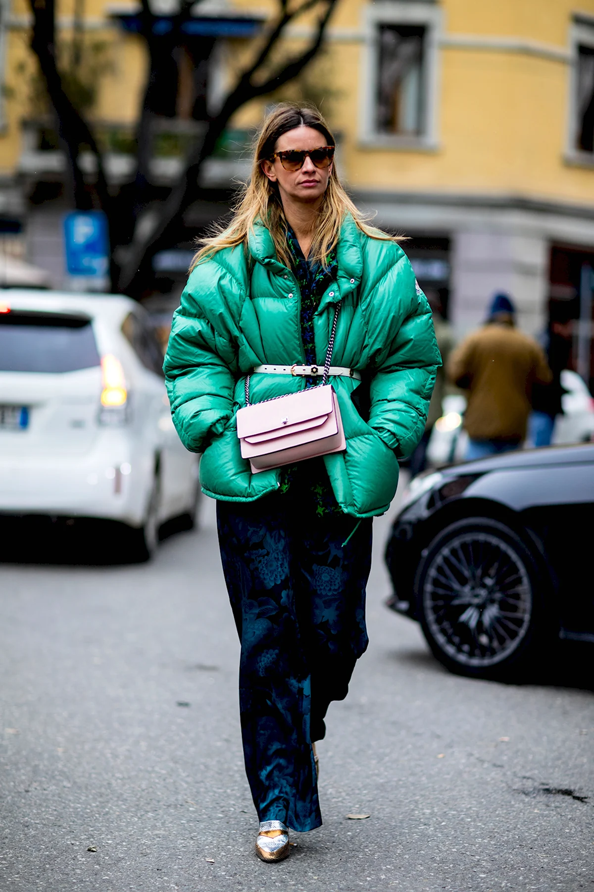 Пуховик оверсайз стрит стайл 2021