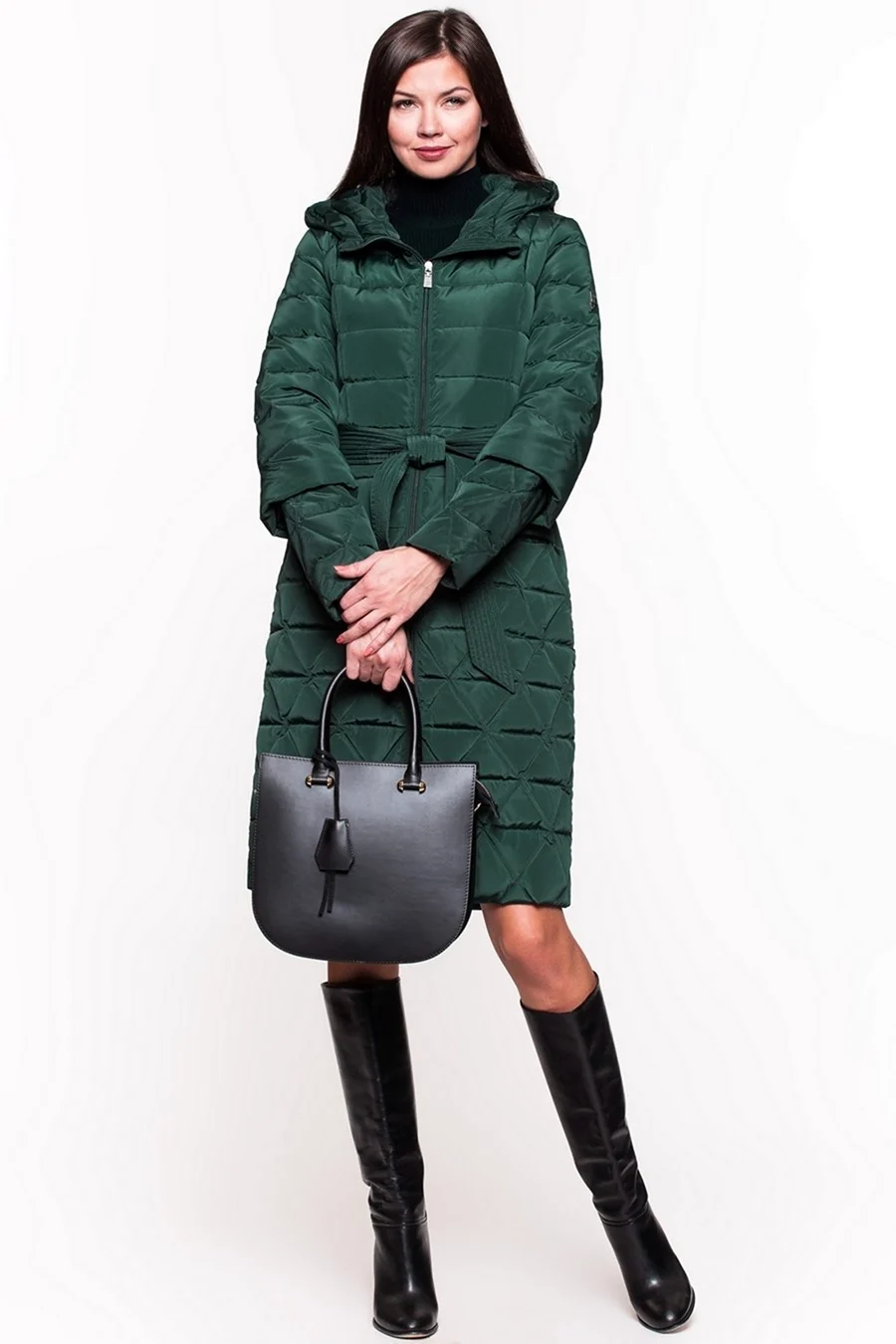 Пуховик Одри Мио изумрудный