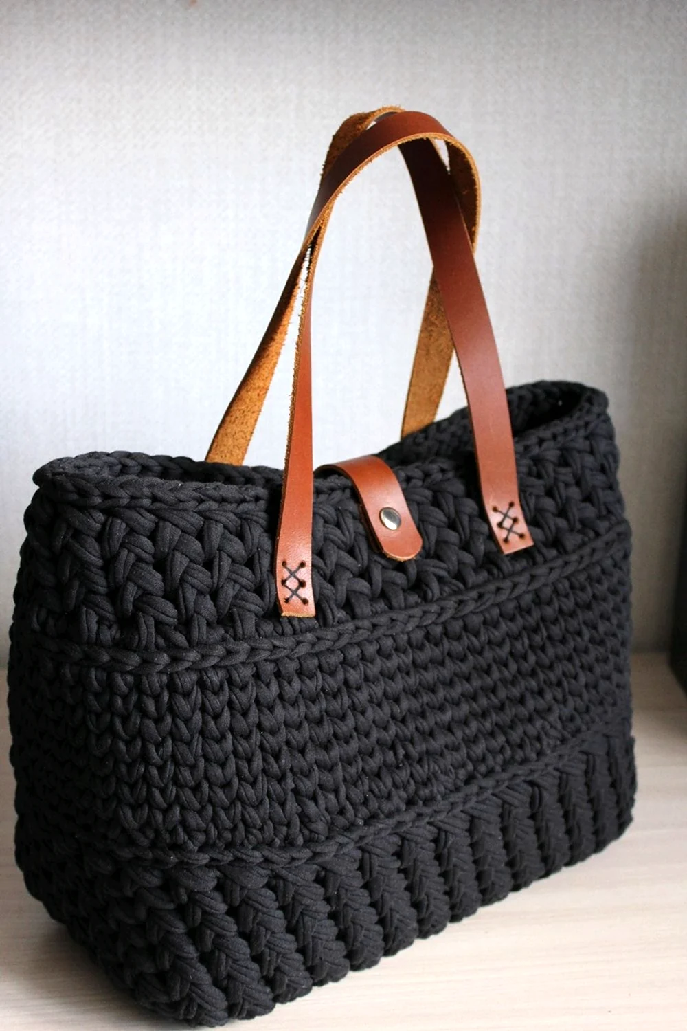 Вязаная сумка шоппер Ингрид