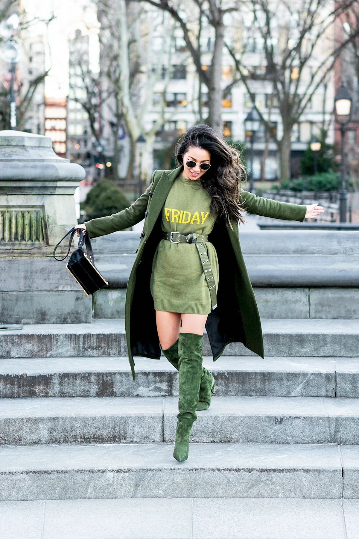 Образ с зелеными сапогами