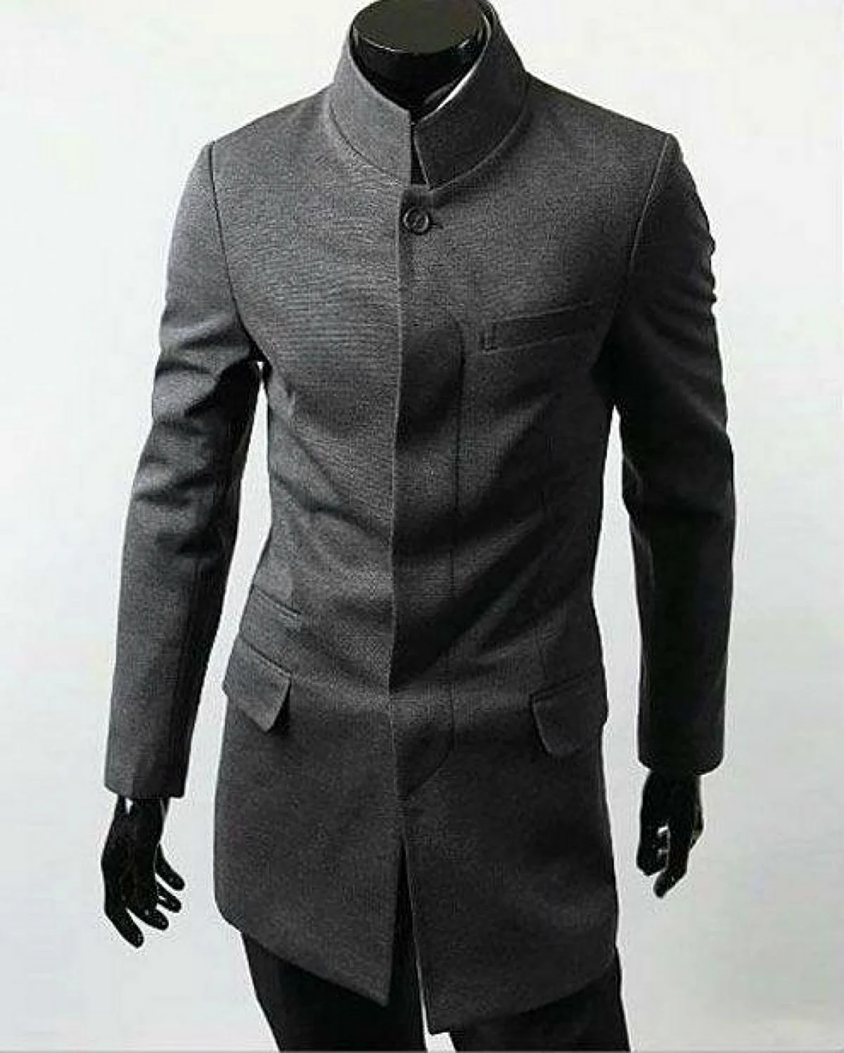 Zara men блейзер воротник стойка