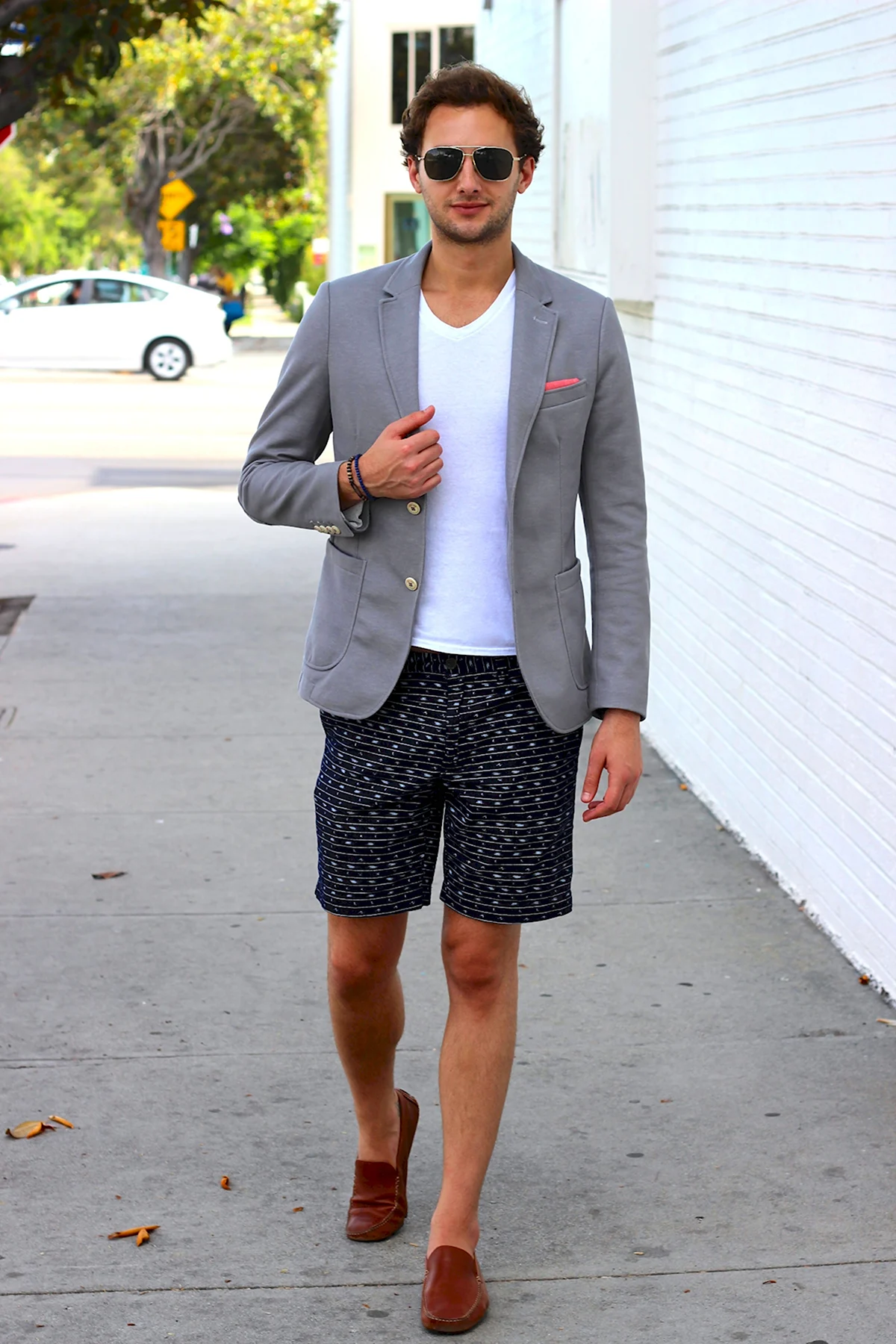 Шорты с пиджаком мужские