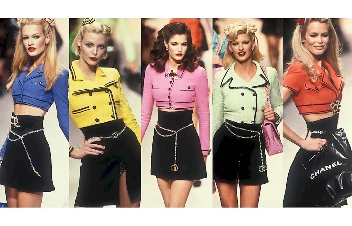 Линда евангелиста 1995 Шанель